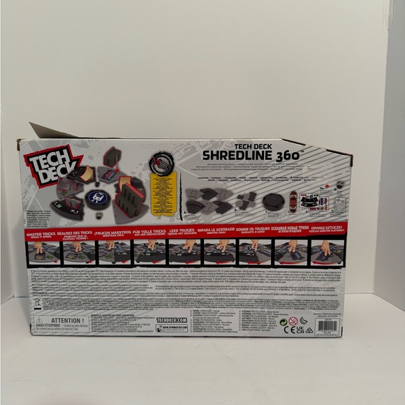 Tech Deck Shredline 360 Motorized Spinning Playset 20” W Exclusive Board New - Picture 9 of 11